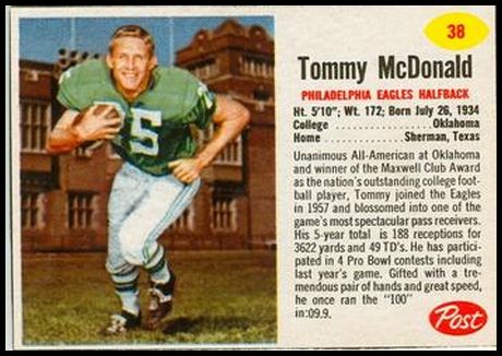 38 Tommy McDonald